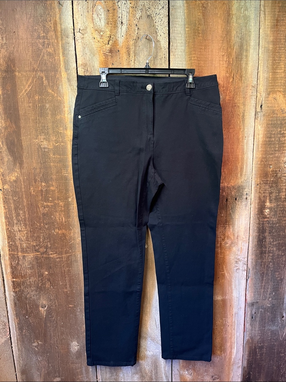 CHICO'S The So Lifting Size 2 (regular size 12) Black EUC